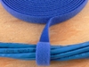 blue 1\2 inch hook and loop around cables
