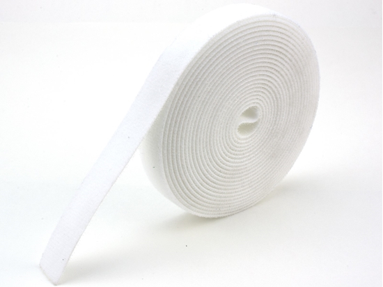 white continuous 3\4 inch hook and loop wrap