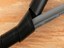 black 1\2 inch spiral wrap around cables