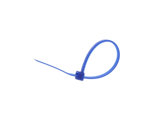 Picture of 6 Inch Blue Miniature Cable Tie - 100 Pack