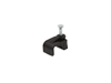 Picture of 8.5mm Black Flat Nail Cable Clip - 100 Pack