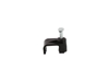 Picture of 8.5mm Black Flat Nail Cable Clip - 100 Pack