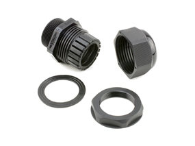 25mm black cable gland