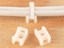 natural saddle tie mount with cables