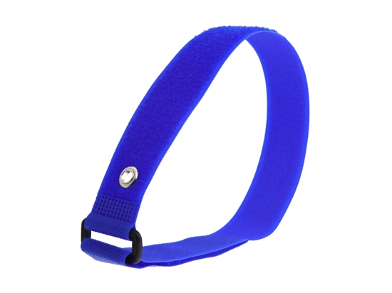 Picture of 18 x 1 Inch Blue Cinch Strap with Eyelet - 5 Pack