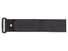 stretched out 30 inch black cinch strap with eyelet