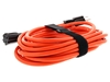 black 1.5 inch cinch strap around orange cable