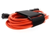 black 3 inch cinch strap around orange cable