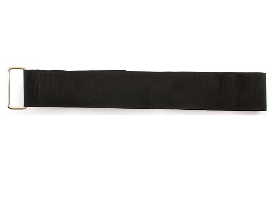 black 24 x 1.5 inch cinch strap with metal buckle