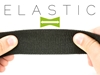 black elastic cinch strap