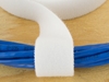 white 1 inch hook and loop around cables