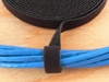 black 1\2 inch hook and loop around cables