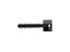 Picture of UV Black Wall Mount Plug with 9mm Mounting Hole - 100 Pack