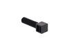 Picture of UV Black Wall Mount Plug with 9mm Mounting Hole - 100 Pack