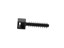 Picture of UV Black Wall Mount Plug with 9mm Mounting Hole - 100 Pack