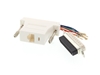 Picture of Modular Adapter Kit - DB25 Male to RJ45 - White