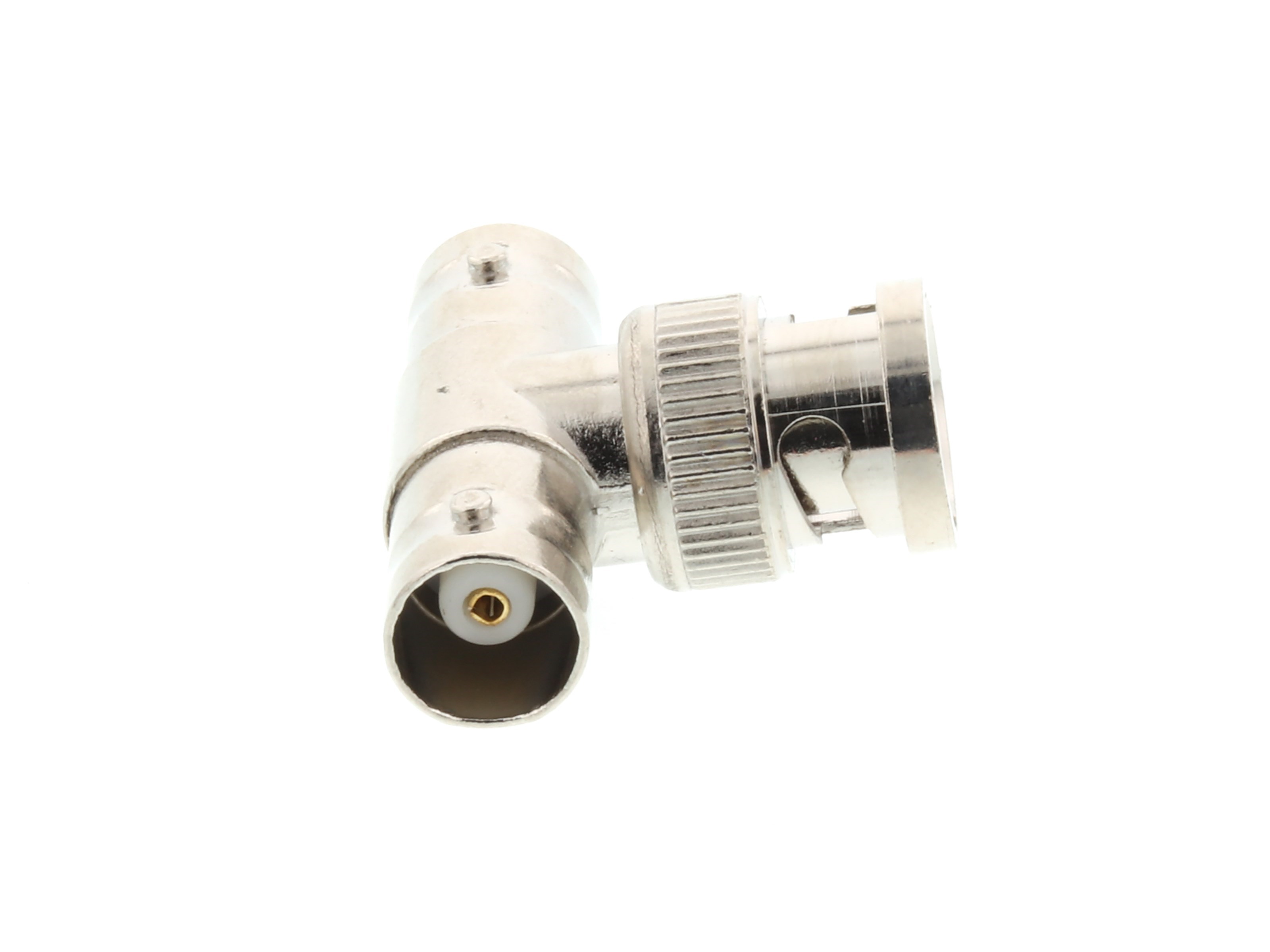 thumbnail image 2 of BNC Male To Dual BNC Female Triple T In-Series Adapter – 3-Way Connector (Unbranded) 2 of 4
