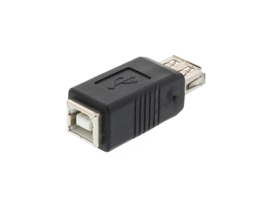 Picture of USB 2.0 Adapter - USB A Female to USB B Female - 5 Pack