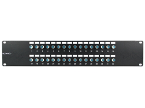 Picture of F-Type Coaxial Patch Panel - 32 Port, 2U, 3Ghz, Fully Loaded
