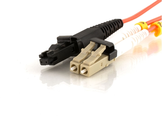 Picture of 1m Multimode Duplex Fiber Optic Patch Cable (62.5/125) - Mini LC to MTRJ