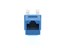 Picture of CAT5e Keystone Jack 90 Degree 110 UTP - Blue