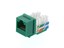 Picture of CAT5e Keystone Jack 90 Degree 110 UTP - Green