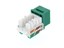 Picture of CAT5e Keystone Jack 90 Degree 110 UTP - Green