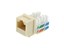 Picture of CAT5e Keystone Jack 90 Degree 110 UTP - Ivory