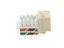 Picture of CAT5e Keystone Jack 90 Degree 110 UTP - Ivory
