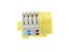 Picture of CAT5e Keystone Jack 90 Degree 110 UTP - Yellow