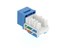 Picture of CAT6 Keystone Jack 90 Degree 110 UTP - Blue