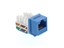 Picture of CAT6 Keystone Jack 90 Degree 110 UTP - Blue