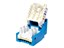 Picture of CAT6 Tool-less Keystone Jack 90 Degree 110 UTP - Blue