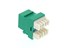 Picture of CAT6 SpeedTerm™ Keystone Jack 180 Degree 110 UTP - Green