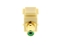 Picture of Feed Through Keystone Jack - RCA (Component / Composite) - Ivory - Color Coded Green
