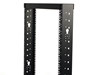 Picture of 2-Post Open Frame Network Relay Rack - 45U, M6 Cage Nut Rails