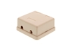 Picture of 2 Port Surface Mount Box - Ivory