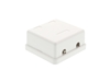 Picture of 2 Port Surface Mount Box - White