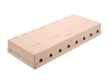 Picture of 8 Port Surface Mount Box - Ivory
