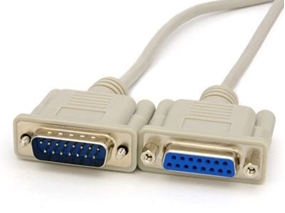 Picture of 25 FT Serial Extension Cable - DB15 M/F