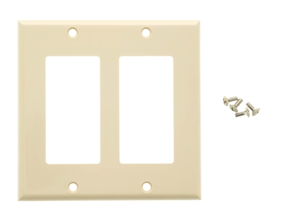 Picture of Dual Gang Decorex Wall Plate - Ivory