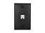 Picture of 1 Port Keystone Faceplate - Single Gang - Black