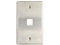 Picture of 1 Port Stainless Steel Keystone Faceplate