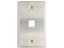 Picture of 1 Port Stainless Steel Keystone Faceplate