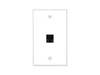 Picture of 1 Port Keystone Faceplate - Single Gang - White