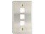 Picture of 3 Port Stainless Steel Keystone Faceplate