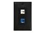 Picture of 2 Port Decorex Face Plate Insert - Black