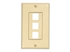 Picture of 3 Port Decorex Face Plate Insert - Ivory