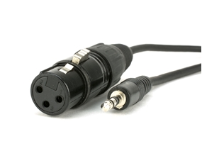 Picture of XLR Female to 3.5mm Stereo Plug - 1 FT