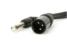 Picture of XLR Male to 1/4 Mono Plug - 10 FT
